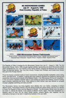 222802 MNH PALAU 1998 4 JUEGOS DE MICRONESIA - Palau