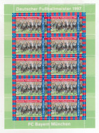 "BUNDESREPUBLIK DEUTSCHLAND" 1997, Mi. 1958 "Bayern Muenchen" Kleinbogen ** (63376) - 1991-2000