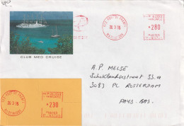 Martinique 1995, Letter Sent To Netherland, Fort De France, Ship - Autres - Amérique