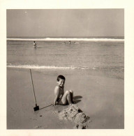 P-25-T. PL.4206 : PHOTOGRAPHIE D'AMATEUR. MIMIZAN. AOUT 1959 - Mimizan Plage