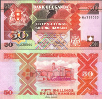 Uganda Pick-Nr: 30b (1989) Bankfrisch 1989 50 Shillings - Uganda