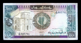 Sudan 1989 Banknote 100 Sudanese Pounds UNC P-44b, F/VF - Sudan