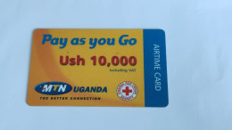 Uganda(UG-MTN-REF-0006)-Pay As You Go-(Uganda Red Cross Societ-(36)(Ush-10.000)(1290655431750)(010272379)-good Card - Uganda