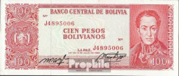 Bolivien Pick-Nr: 164A Bankfrisch 1962 100 Pesos Bolivianos - Bolivia