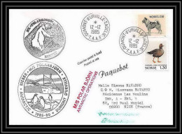 2054 Antarctic Norvège (Norway) Lettre (cover) Polarbjorn Dumont D'urville 12/12/1985 - Briefe U. Dokumente