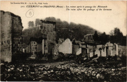 CPA CLERMONT-en-ARGONNE - Les Ruines Apres Le Passage Des (432374) - Clermont En Argonne