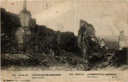 CPA 1914-15 - CLERMONT-en-ARGONNE - Les Ruines (432381) - Clermont En Argonne