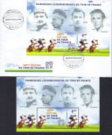 Timbres > Europe > Luxembourg> Luxemburg > FDC 2013 + Blocs à 4 Timbres - VAINQUEURS LUXEMBOURGEOIS DU TOUR DE FRANCE - FDC
