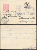 Portugal Porto 25R Postal Stationery Card Mailed To Schönebeck Germany 1895 - Covers & Documents