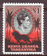 Kenya Uganda & Tanganika 1938 Y.T.62 **/MNH VF - Kenya, Ouganda & Tanganyika