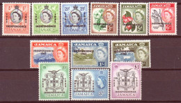Giamaica 1963 Y.T.188/99 **/MNH VF - Jamaique (1962-...)