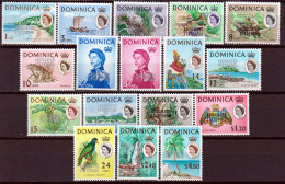 Dominica 1968 Y.T.206/22 **/MNH VF - Dominica (...-1978)
