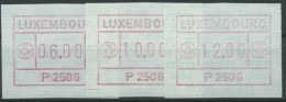 Luxemburg 1983 Automatenmarke 1 Satz 3 Werte Automat P2506 Postfrisch - Vignettes D'affranchissement
