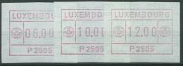Luxemburg 1983 Automatenmarke 1 Satz 3 Werte Automat P2505 Postfrisch - Vignettes D'affranchissement