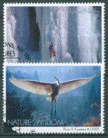 UNO New York 2005 Natur Eiskletterer Silberreiher 982/83 Gestempelt - Oblitérés