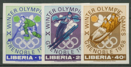 Liberia 1967 Olympische Winterspiele '68 In Grenoble 693/95 B Postfrisch - Liberia