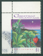 Weihnachts-Insel 1993 Weihnachten Fregattvogel 390 Gestempelt - Christmas Island