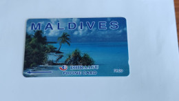Maldives-(109MLDB(a)--MAL-M-109B(a)-Coconut Palms, Maldives-(91)-(RF20)-(GPT)(109MLDB107186)-GOOD Card - Maldives