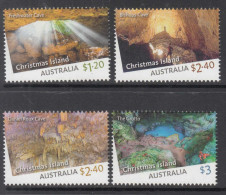 2023 Christmas Island Caves Complete Set Of 4 MNH @ BELOW FACE VALUE - Christmas Island