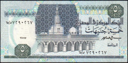Egypt 5 Pounds 1989 - 2001 UNC (signature 19) - Egitto