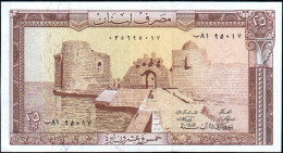 LIBAN 1983 25 Livres UNC - Libano