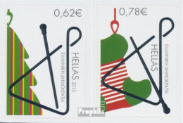 Griechenland 2699-2700 (kompl.Ausg.) Postfrisch 2012 Weihnachten - Unused Stamps
