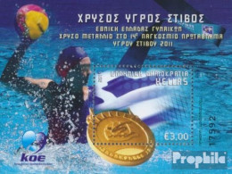 Griechenland Block59 (kompl.Ausg.) Postfrisch 2011 Schwimm -WM - Unused Stamps