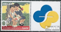 Griechenland 2631Zf Mit Zierfeld (kompl.Ausg.) Postfrisch 2011 Schullesebücher - Unused Stamps