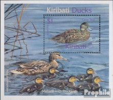 Kiribati - Gilbert-Inseln Block44 (kompl.Ausg.) Postfrisch 2001 Wasservögel - Kiribati (1979-...)