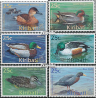 Kiribati - Gilbert-Inseln 839-844 (kompl.Ausg.) Postfrisch 2001 Wasservögel - Kiribati (1979-...)