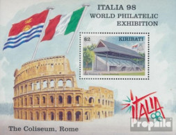 Kiribati - Gilbert-Inseln Block36 (kompl.Ausg.) Postfrisch 1998 ITALIA98 - Kiribati (1979-...)