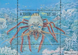 Kiribati - Gilbert-Inseln Block33 (kompl.Ausg.) Postfrisch 1998 Kiribati Languste - Kiribati (1979-...)