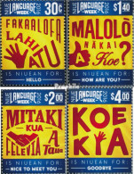 Niue 1266-1269 (kompl.Ausg.) Postfrisch 2016 Sprache Von Nie - Niue