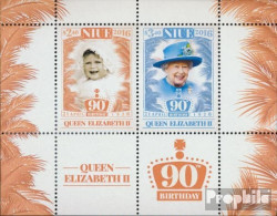 Niue Block180 (kompl.Ausg.) Postfrisch 2016 Königin Elisabeth II. - Niue