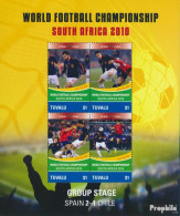 Tuvalu 1597-1600 Kleinbogen Postfrisch 2010 Fussball WM - Tuvalu