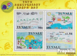 Tuvalu 1577-1580 Kleinbogen (kompl.Ausg.) Postfrisch 2010 Kinderzeichnungen - Tuvalu