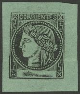 ARGENTINA: GJ.5, Blue-green, Fantastic MNH Example (+200%), With Original Gum Intact And Perfect, Very Fresh, Very Inten - Corrientes (1856-1880)