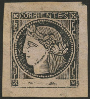 ARGENTINA: GJ.10, Salmon Rose, Type 6, Mint, Excellent Quality, Very Rare! - Corrientes (1856-1880)