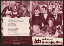 Filmprogramm Das Programm Von Heute Nr. 462, Ich Und Meine Schwiegersöhne, G. Weiser, W. Giller, Regie: Georg Jacoby - Magazines