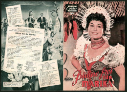 Filmprogramm DNF Nr. 3995, Bühne Frei Für Marika, Marika Rökk, Johannes Heesters, Regie: Georg Jacoby - Magazines