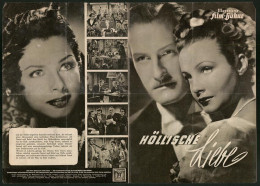 Filmprogramm IFB Nr. 612, Höllische Liebe, Elfie Mayerhofer, Hans Holt, Petra Trautmann, Regie: Geza Von Cziffra - Magazines