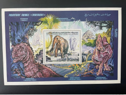 Libye Libya 1995 Mi. Bl. 141 Prehistoric Animal Dinosaurus Dinosaurs Dinosaurier Dinosaures - Libye