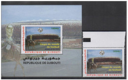 Djibouti Dschibuti 2010 Bloc Souvenir Sheet Block FIFA World Cup South Africa Coupe Du Monde WM Football Mi. Bl. 165 - 2010 – Zuid-Afrika