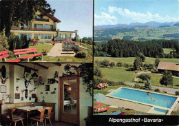 Manzen Allgaeu Alpengasthof Pension Cafe Bavaria Terrasse Gaststube Schwimmbad - Lindenberg I. Allg.
