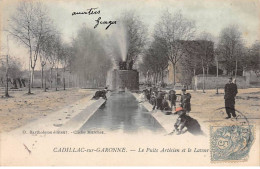 CADILLAC SUR GARONNE - Le Puits Artésiens Et Le Lavoir - Très Bon état - Cadillac