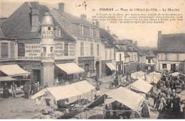 FISMES - Place De L'Hôtel De Ville - Le Marché - Très Bon état - Fismes