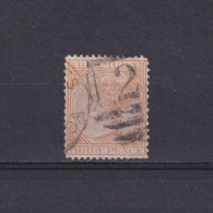 BERMUDA 1865, SG# 10, CV £60, 3d Yellow-buff Wmk Crown CC, Perf 14×12½, QV, Used - Bermuda