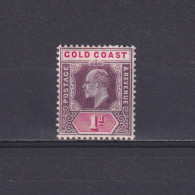 GOLD COAST 1904, SG# 50, CV £27, Wmk Mult Crown CA, KEVII, MH - Côte D'Or (...-1957)