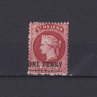 ST. HELENA 1864, SG# 6, CV £29, Wmk Crown CC, Perf 12½, Thin Bar, QV, Used - Sainte-Hélène