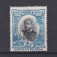 TONGA 1897, SG# 43, Wmk Turtles, King George II, MH - Tonga (...-1970)